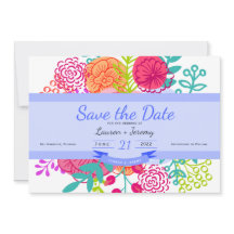 Cromada Primavera Vibrante Esbozo Floral Guardar