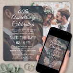 Reserva La Fecha CUALQUIER Aniversario 2 Foto Elegante Texto superp<br><div class="desc">Anuncie la alegre noticia de su próximo aniversario con un único superpuesto de fotos personalizados, guarde las invitaciones de fecha. Las dos fotos y toda la redacción son simples de personalizar para cualquier año de aniversario boda. Personalizar para cualquier tipo de celebración matrimonial, como una ceremonia de renovación del voto,...</div>