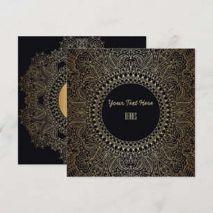 Reserva La Fecha Cualquier Evento Elegante Mandala de Oro