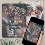 Reserva La Fecha CUALQUIER Fiesta Aniversario Que Aún Hacemos Códig<br><div class="desc">Anuncie la alegre noticia de su próxima celebración de aniversario con un único superpuesto de fotos personalizados "We Still Do" para guardar las invitaciones de fecha. Las 2 imágenes, el escaneado código QR y toda la redacción de esta plantilla de invitación son fáciles de personalizar para cualquier año de aniversario...</div>
