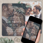 Reserva La Fecha Cualquier foto del aniversario 2 y texto blanco qu<br><div class="desc">Anuncie la alegre noticia de su próxima celebración de aniversario con un único superpuesto de fotos personalizados "We Still Do" para guardar las invitaciones de fecha. Las dos fotos y toda la redacción son simples de personalizar para cualquier año de aniversario. También es perfecto para un boda secuencial, una ceremonia...</div>