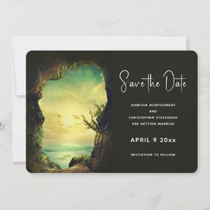 Reserva La Fecha Cueva con vistas al Boda fotográfico panorámico de