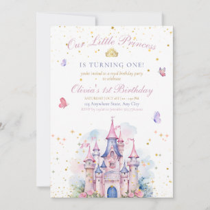 Reserva La Fecha Cumpleaños de la niña del castillo de princesa 1er
