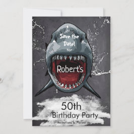 Reserva La Fecha Cumpleaños de los Tiburones Salven la fecha del at