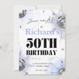 Reserva La Fecha custom personalized photo 50th  birthday