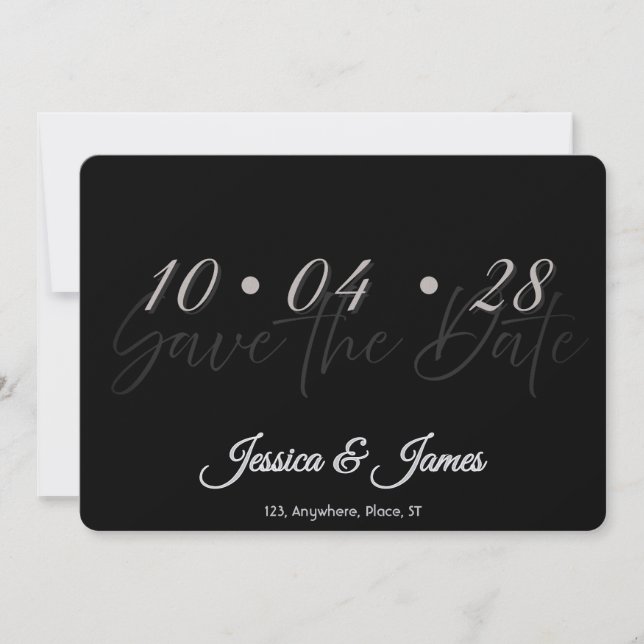 Reserva La Fecha Customize  Personalized Save the Date (Anverso)