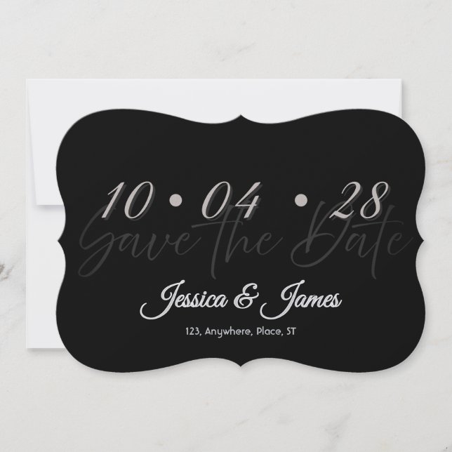 Reserva La Fecha Customize  Personalized Save the Date (Anverso)