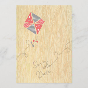 Reserva La Fecha Cute Kite Guardar la fecha