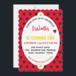 Reserva La Fecha Cute Polka dot Ladybug Daisy Kids Birthday Partry<br><div class="desc">Cute Polka dot Ladybug Daisy Flor Floral Niños  Fiesta de cumpleaños Personalizar nombre</div>