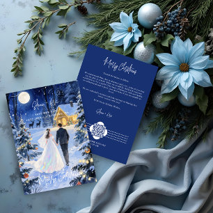 Reserva La Fecha Cute Scene Enchanted Christmas Forest Wedding