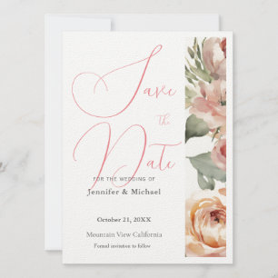 Reserva La Fecha Cuto profesional Minimalista llano moderno floral