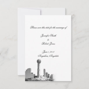 Reserva La Fecha Dallas Destination Wedding Save the Date