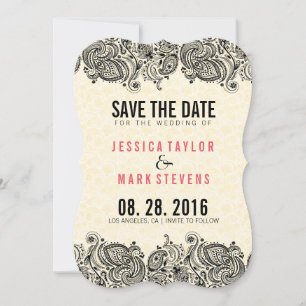 Reserva La Fecha Damascates De Color Negro Y Beige Salven La Fecha