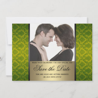 Reserva La Fecha Damask Save the Date Photo
