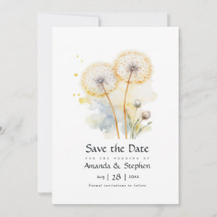 Reserva La Fecha Dandelion Boda