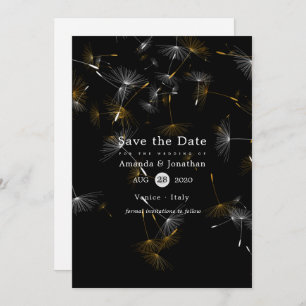 Reserva La Fecha Dandelion Confetti Boda