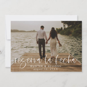 Reserva La Fecha De La Invitación A La Foto Modern