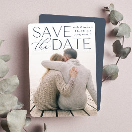 Reserva La Fecha Declaración moderna | Foto vertical