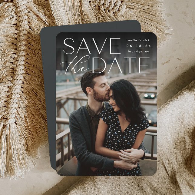 Reserva La Fecha Declaración moderna | Foto vertical (Subido por el creador)