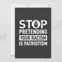 Dejar de pretender tu racismo es patriotismo