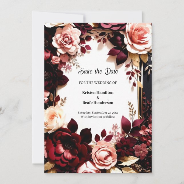 Reserva La Fecha Delicado botánico de Borgoña (Anverso)