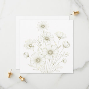 Reserva La Fecha Delicado Cosmos Bouquet Línea Arte Gracia