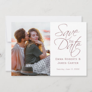 Reserva La Fecha Delicado Save the Date de Fotografía con Caligrafí