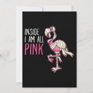 Reserva La Fecha Dentro Soy Todo Flamingo Rosa Flamingo gracioso
