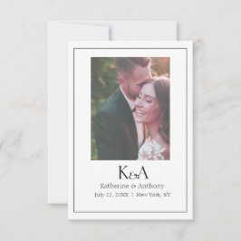 Reserva La Fecha Depósito de fotos de serie cursiva sofisticado bla