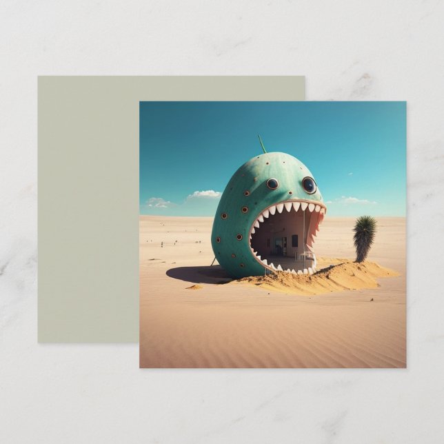 Reserva La Fecha Desert monster house (Anverso / Reverso)