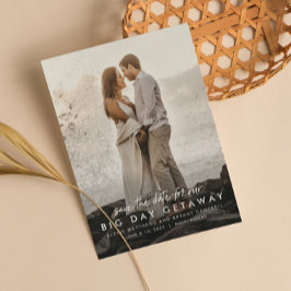 Reserva La Fecha Destination wedding save the date photo card