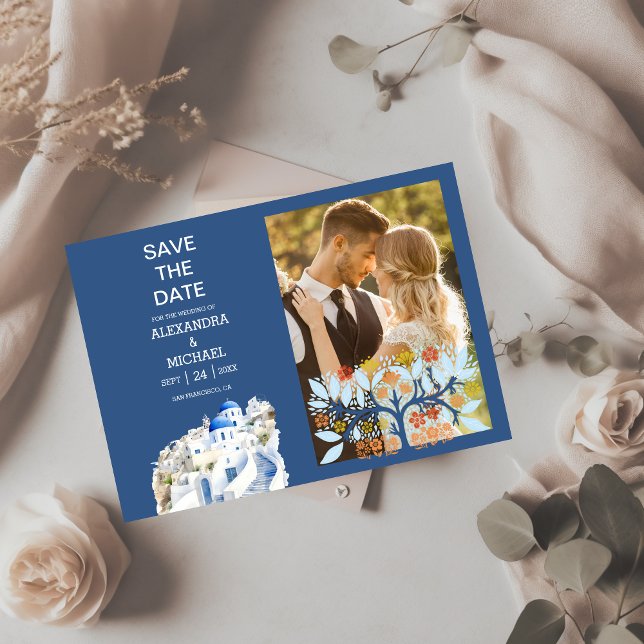 Reserva La Fecha Destino Grecia Boda Santorini (Subido por el creador)