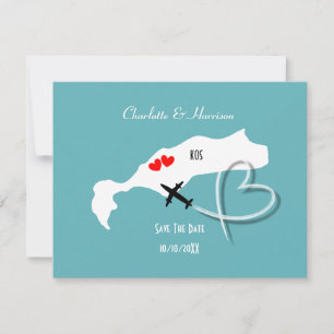 Reserva La Fecha Destinos de Bodas Kos Save The Date