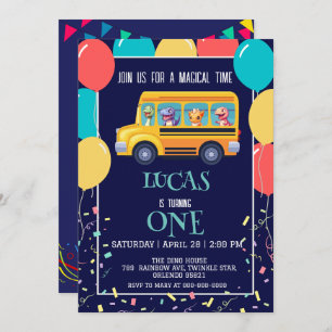 Reserva La Fecha Dinosaurio gracioso de vuelta a la escuela niño de