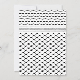 Reserva La Fecha Diseñado por el Personalizado Kufiya palestino