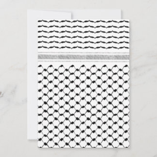 Reserva La Fecha Diseñado por el Personalizado Kufiya palestino