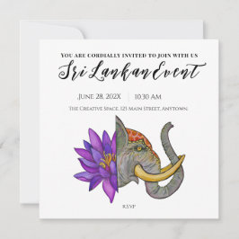 Reserva La Fecha Diseño artístico de Sri Lanka