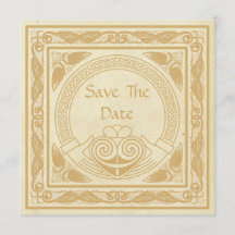 Diseño Celta Con Boda Claddagh Ahorra La Fecha