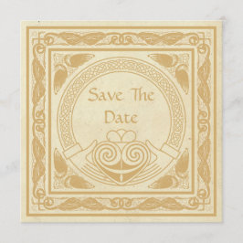 Reserva La Fecha Diseño Celta Con Boda Claddagh Ahorra La Fecha