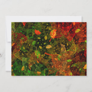 Reserva La Fecha Diseño decorativo colorido de otoño