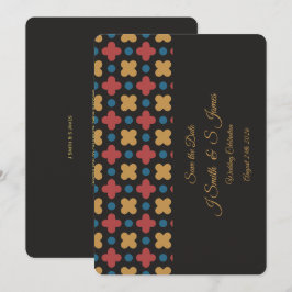 Reserva La Fecha Diseño Retro Modernizado para Save the Date