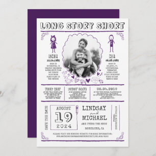 Reserva La Fecha Divertido casual y lindo salva la foto de la fecha