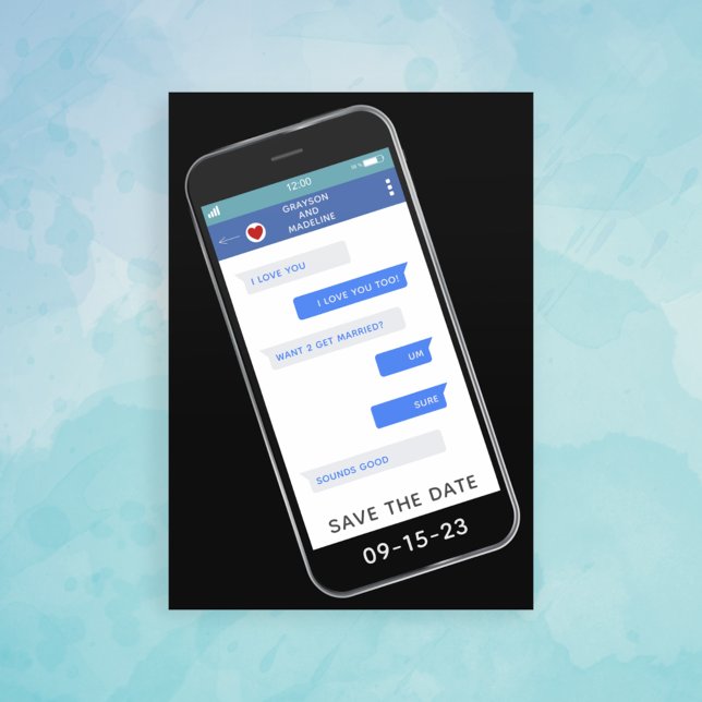 Reserva La Fecha Divertido Mensaje De Texto Boda Guardar La Fecha (Subido por el creador)