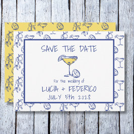 Reserva La Fecha Dolce Vita Limoncello bebe boda Save the Date