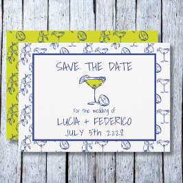 Reserva La Fecha Dolce Vita Limoncello bebe boda Save the Date