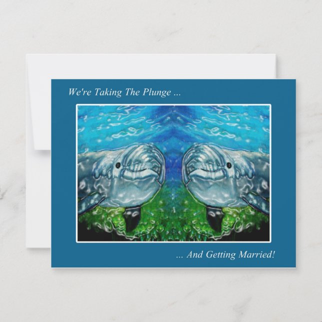 Reserva La Fecha Dos dolores: Estamos tomando el desplome: Boda (Anverso)