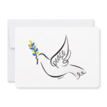 Dove of Peace personalizado saludo
