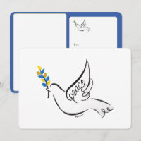 Dove of Peace personalizado saludo