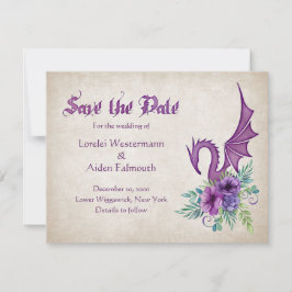 Reserva La Fecha Dragon Floral Boda