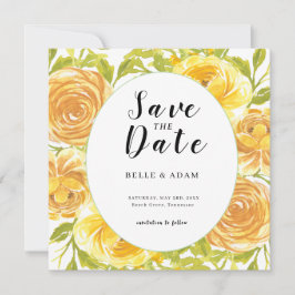 Reserva La Fecha Dreamy Yellow Rose Boda